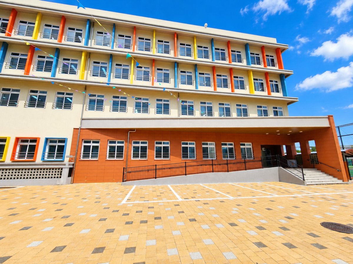 제주 제주시 아라초등학교 증측 외벽 공사